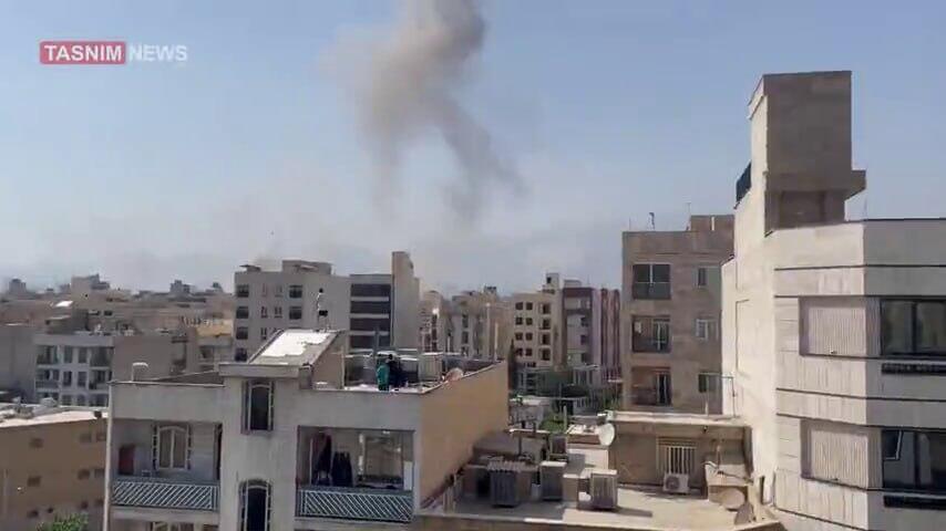 תקיפות 2 של צה"ל במרכז טהרן איראן מלחמה באיראן 15.6.25