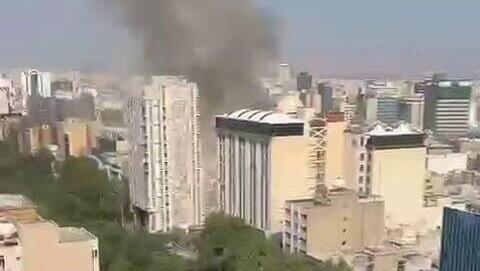 פיצוץ במרכז טהרן תקיפות של צה"ל במרכז טהרן איראן מלחמה באיראן 15.6.25