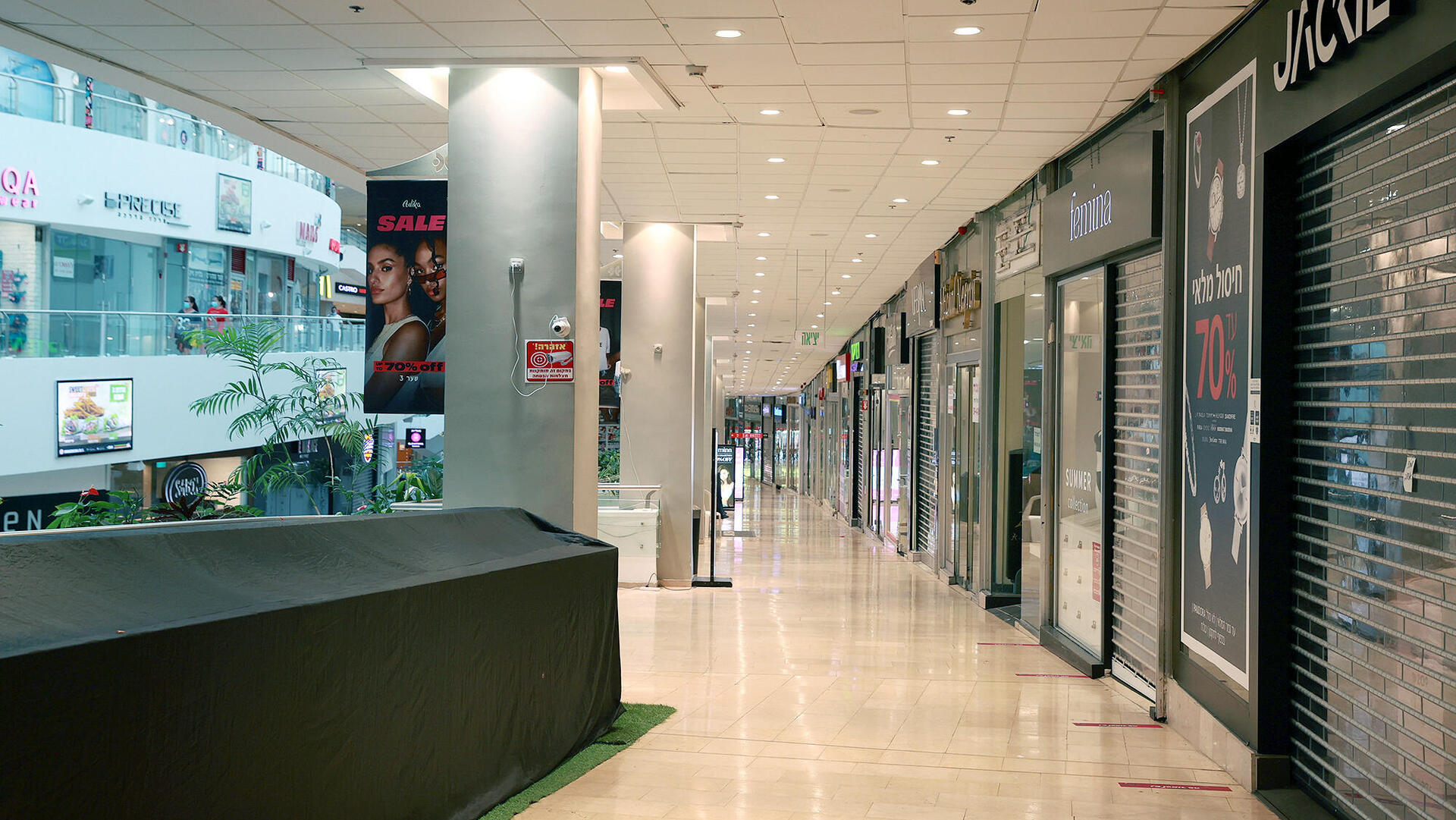 קניון דיזנגוף סנטר תל אביב סגור