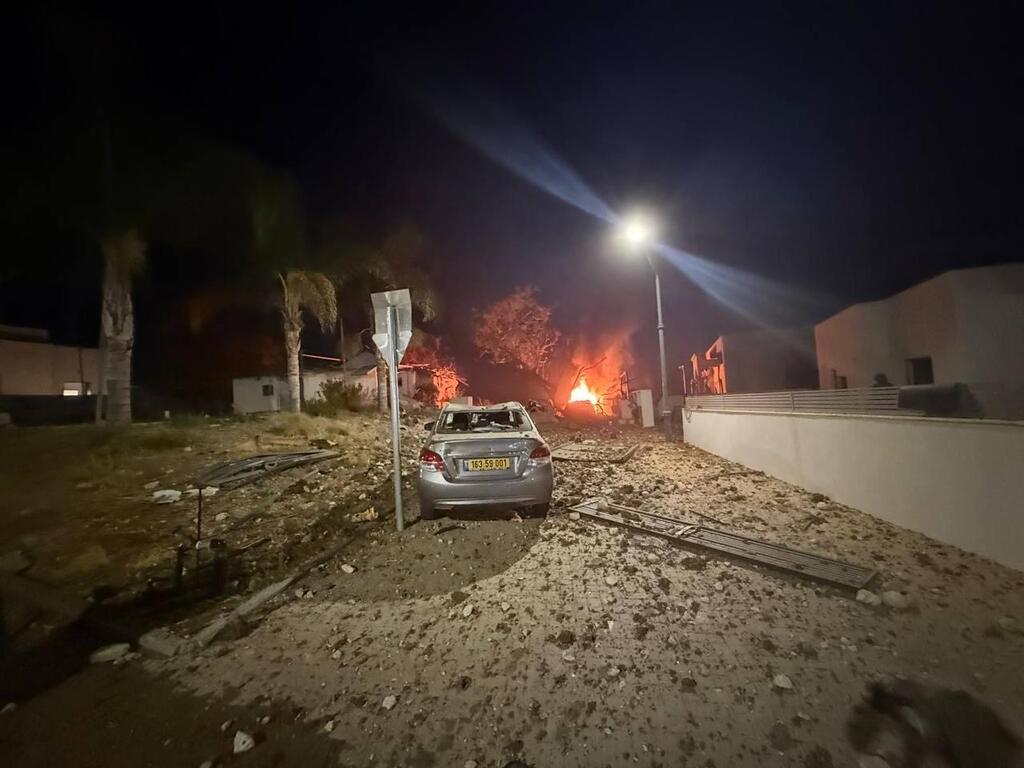 נפילה בצפון מושב זבדיאל נפילה פגיעה ישירה אש תקיפה איראנית איראן מטח עקב שיגור טיל בליסטי 15.6.25