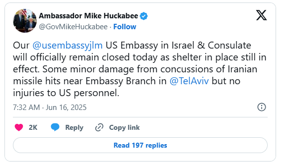 Huckabee Post X