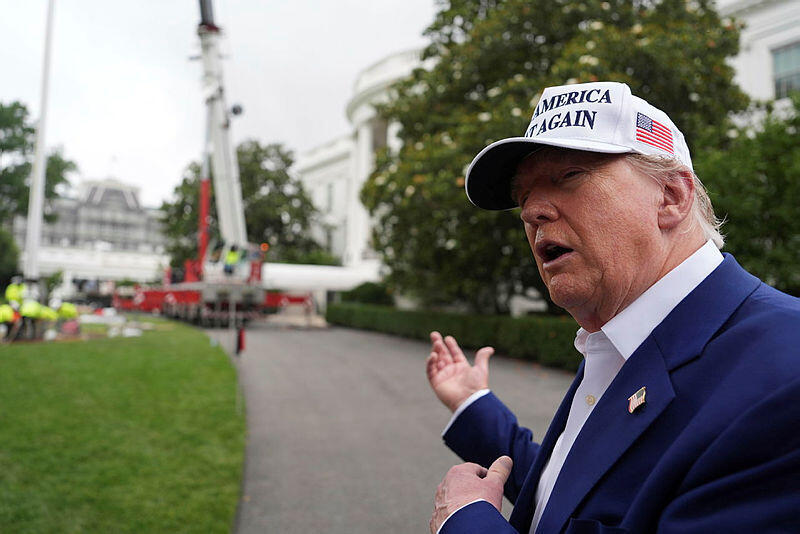 טראמפ בבית הלבן, הערב (צילום: AP Photo/Evan Vucci) נשיא ארה"ב דונלד טראמפ 2 בבית הלבן 18.6.25