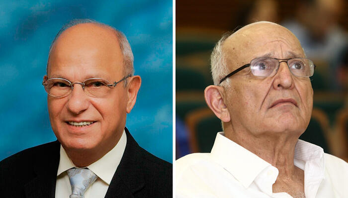 מימין אמיר ברנע ו  שלמה אליהו 