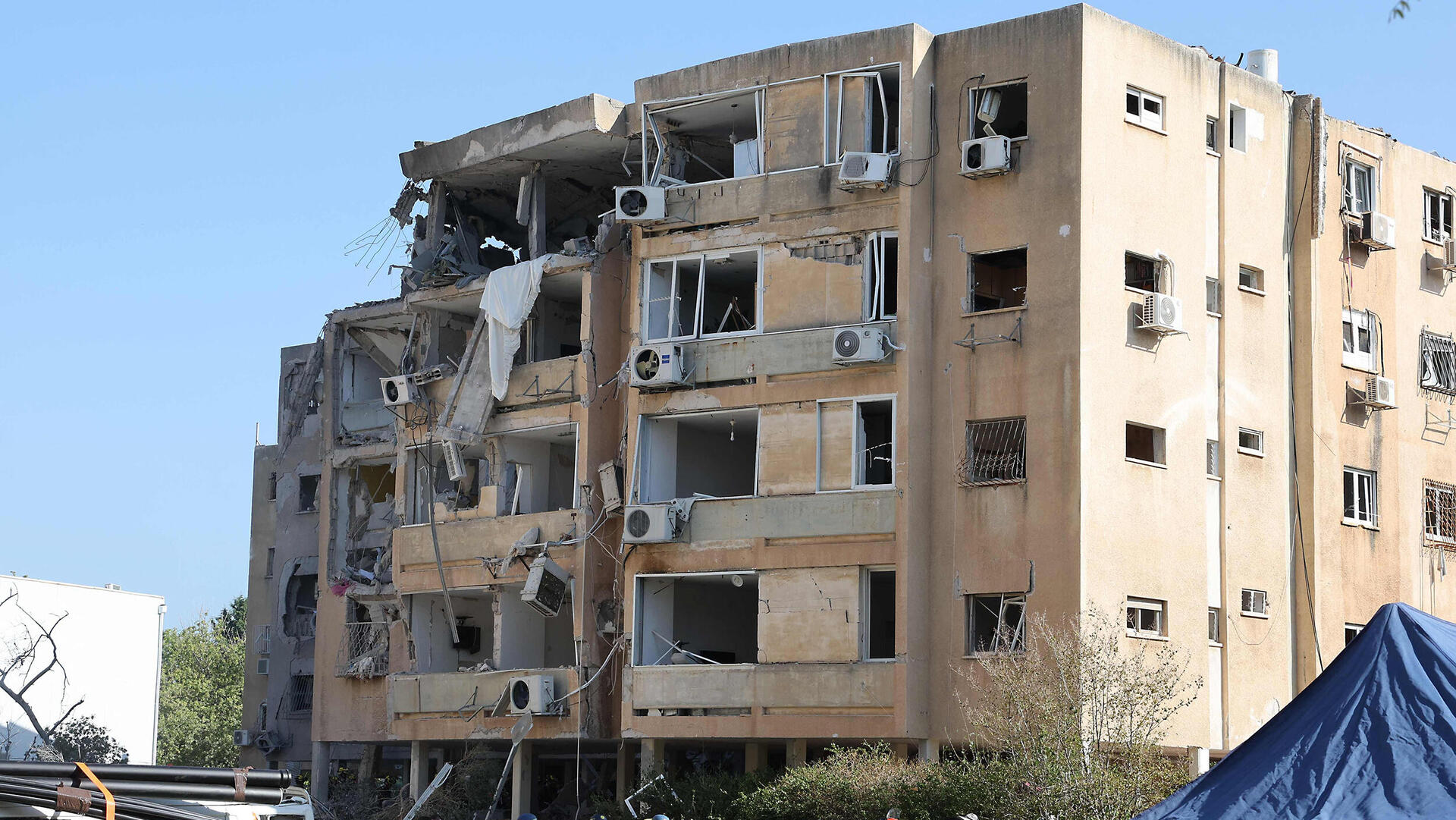 פגיעה ישירה בבניין חולון מלחמה איראן 19.6.25