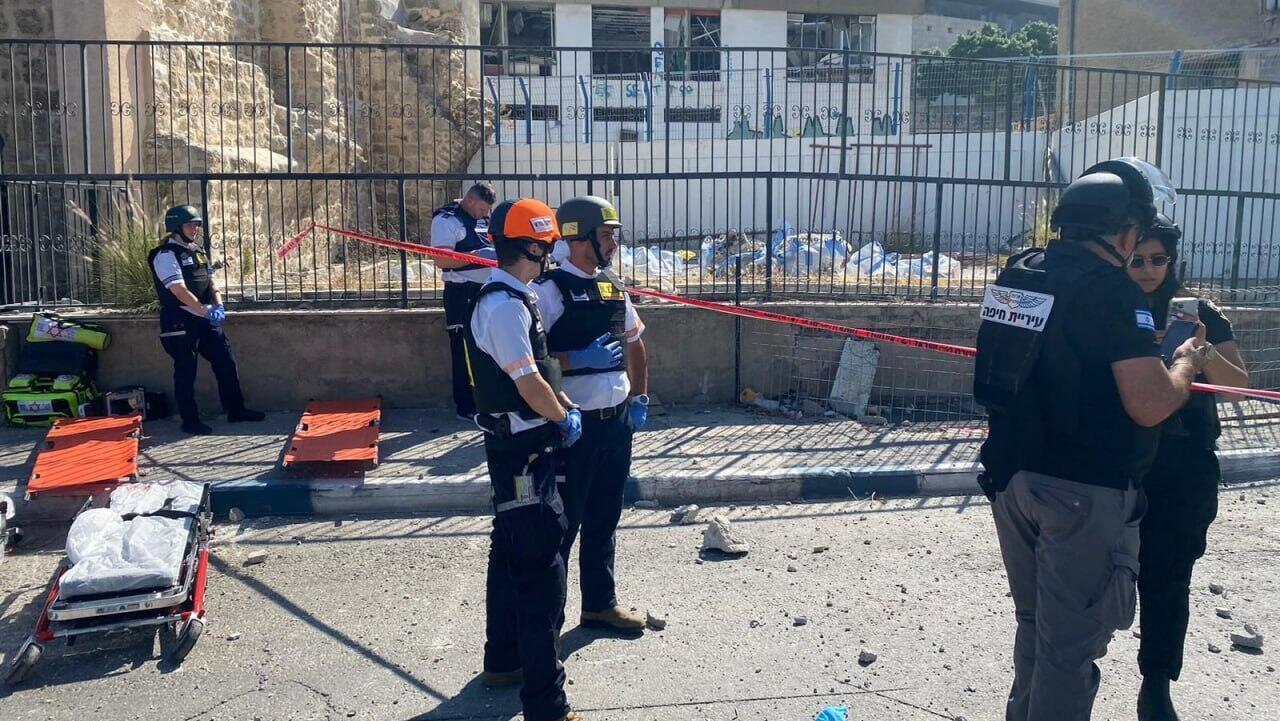 נפילה ב חיפה איראן טילים איראן עםפ כלביא