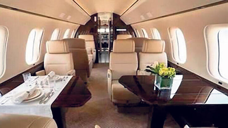 מטוס הסילון הפרטי שהמריא בסוף השבוע משדה התעופה שארם א שייח'