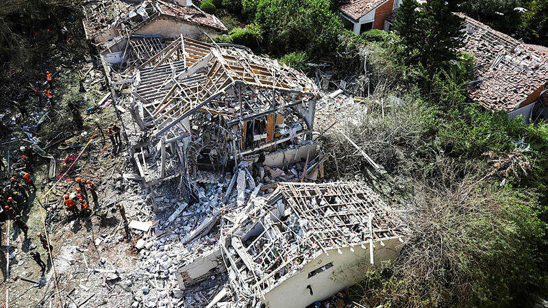 הרס ברמת אביב תל אביב אחרי מטח איראני מלחמה עם איראן 22.6.25