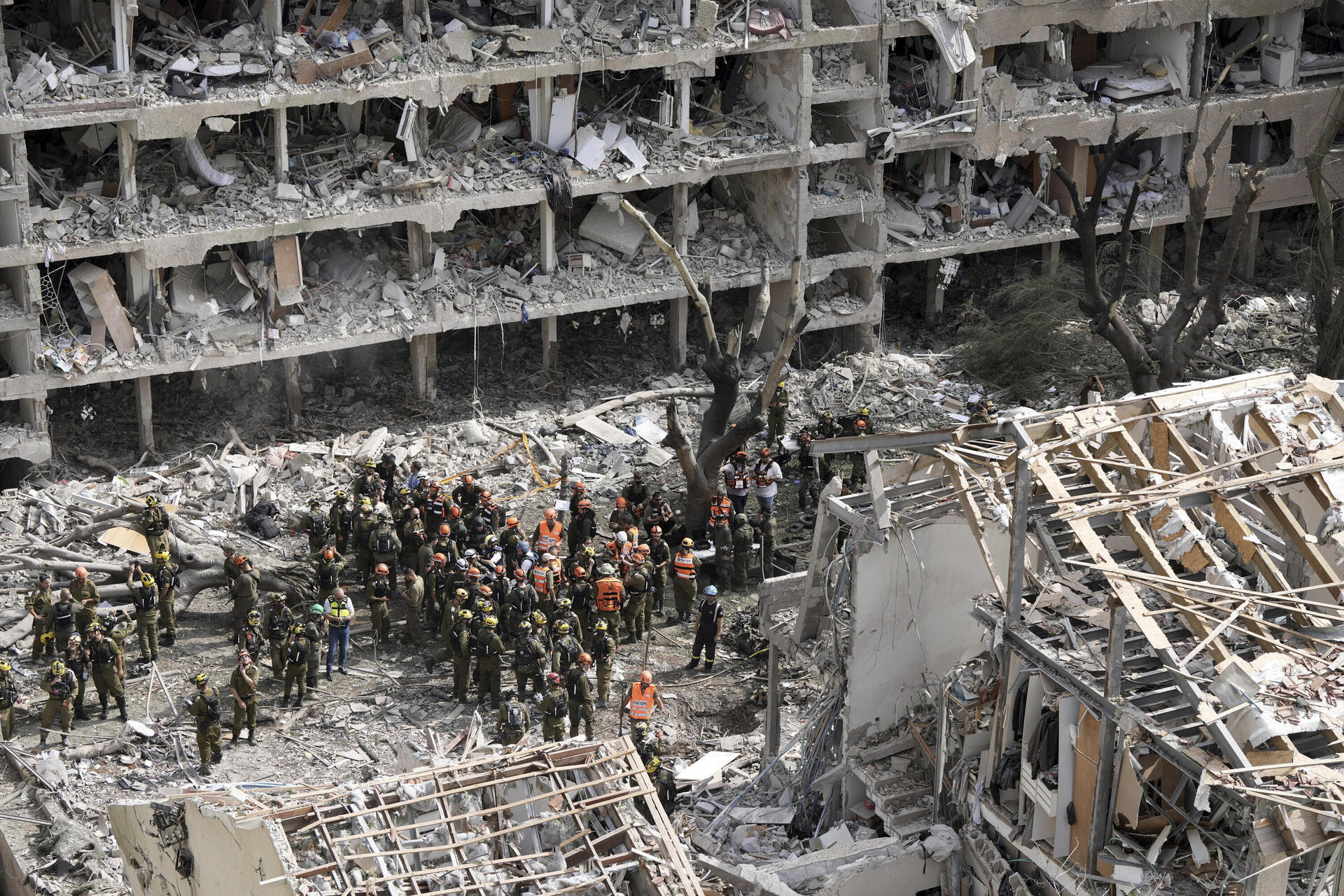 הרס בצפון תל אביב 3 אחרי פגיעה של טיל איראני מלחמה עם איראן 22.6.25