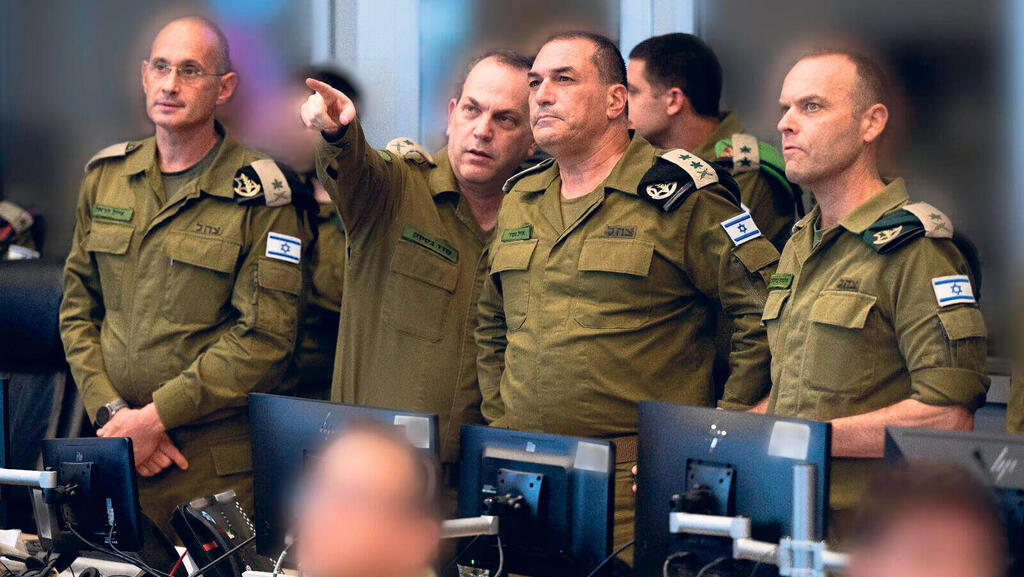 הרמטכ"ל אייל זמיר בבור בעת המתקפה באיראן