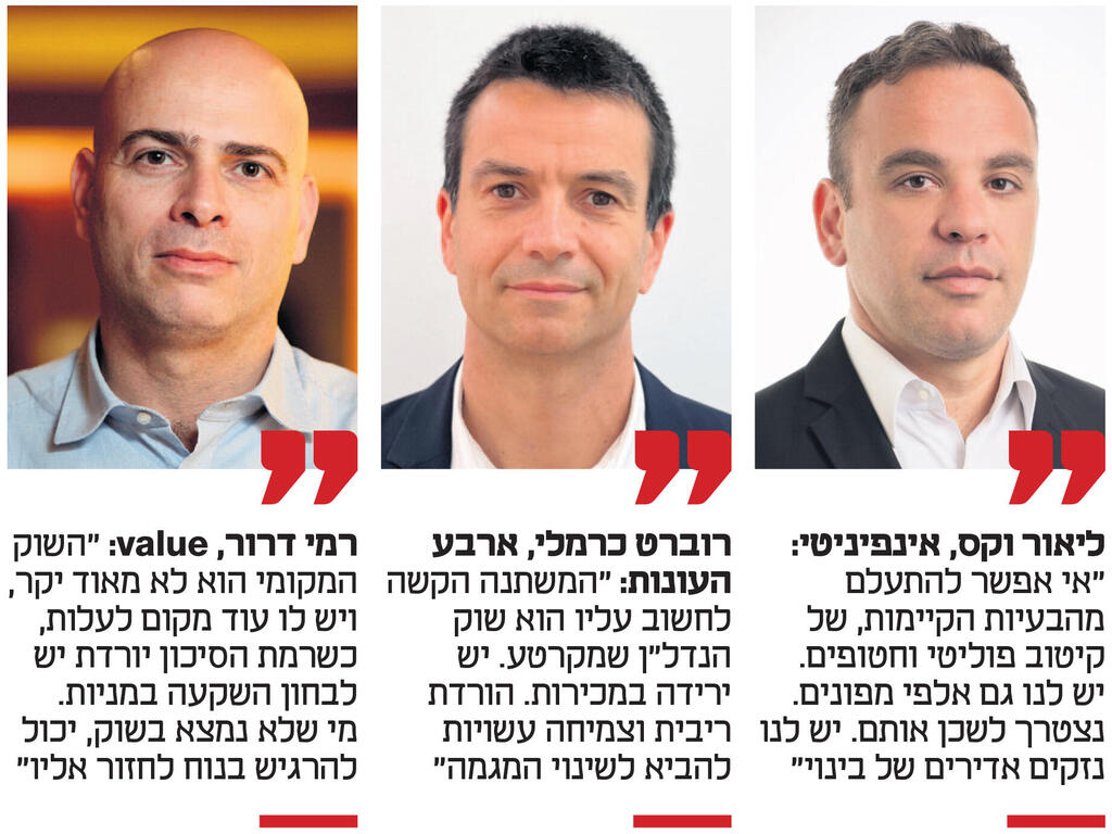 אינפו מימין ליאור וקס רוברט כרמלי ו רמי דרור