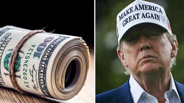 דולר דולרים מט"ח מלחמת סחר מכסים נשיא ארה"ב דונלד טראמפ 