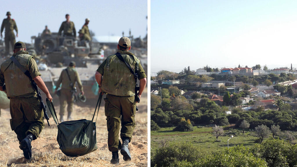 הישוב קציר בואדי ערה ו חיילי מילואים בחזית עזה