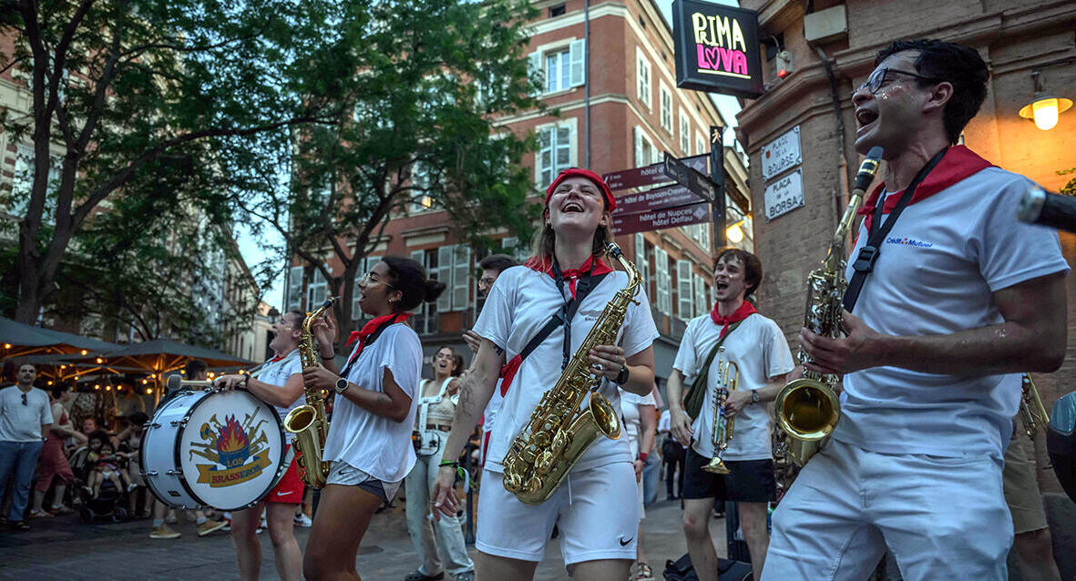 צילום: AFP/ Ed Jones פוטו פסטיבלים פסטיבל מוסיקה Fete de la Musique טולוז