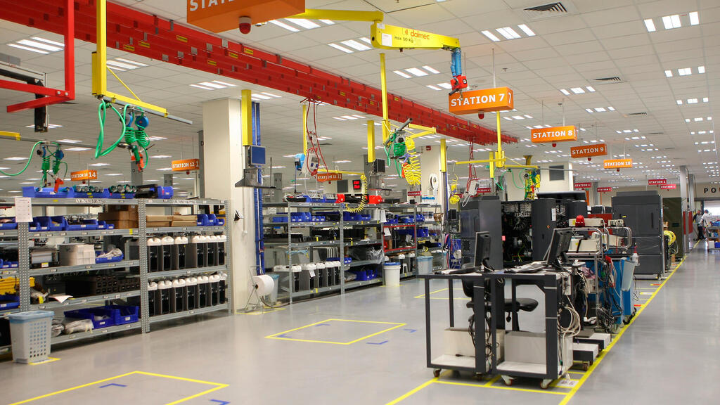 אולם ב מפעל אינדיגו חטיבת ה דפוס של  HP