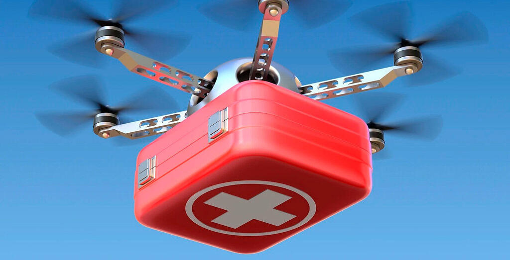 רחפן הסיוע הרפואי של Haishen Medical Technology ישנע פצועים