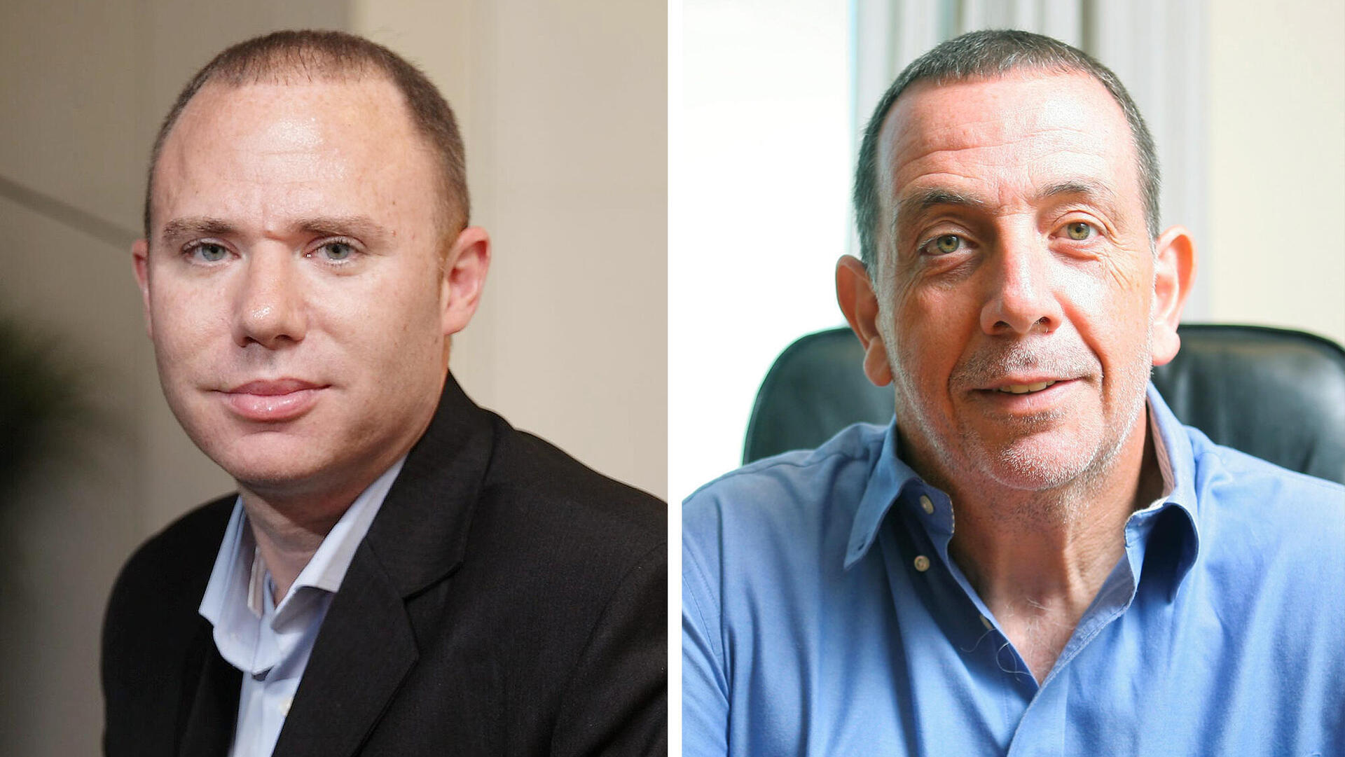 מימין יו"ר ניסקו איתן רוב והמשנה למנכ"ל כלל ברק בנסקי