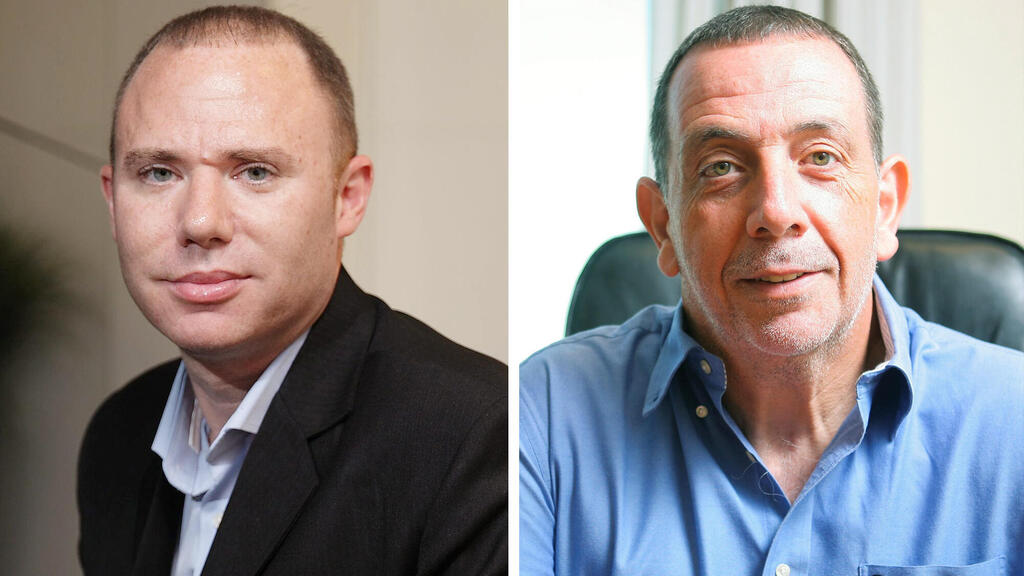 מימין יו"ר ניסקו איתן רוב והמשנה למנכ"ל כלל ברק בנסקי