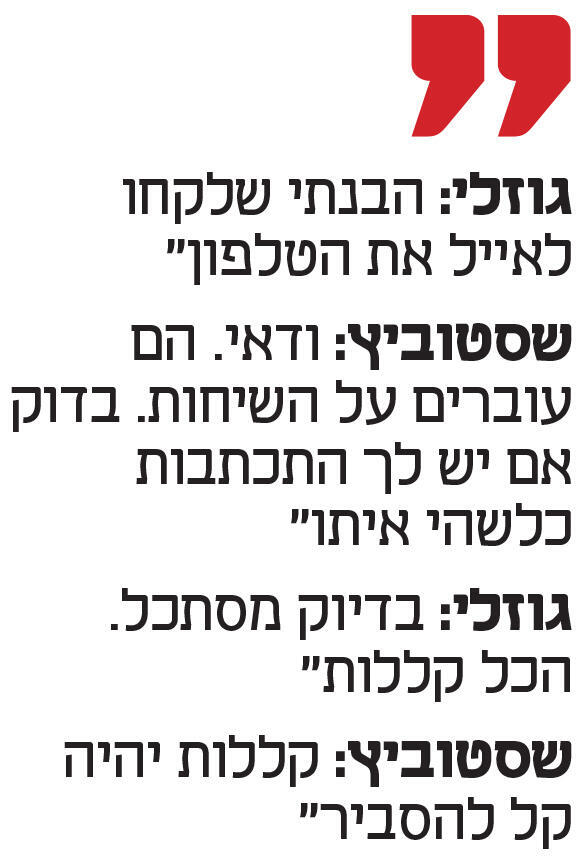 ההתכתבויות של בכירי שסטוביץ
