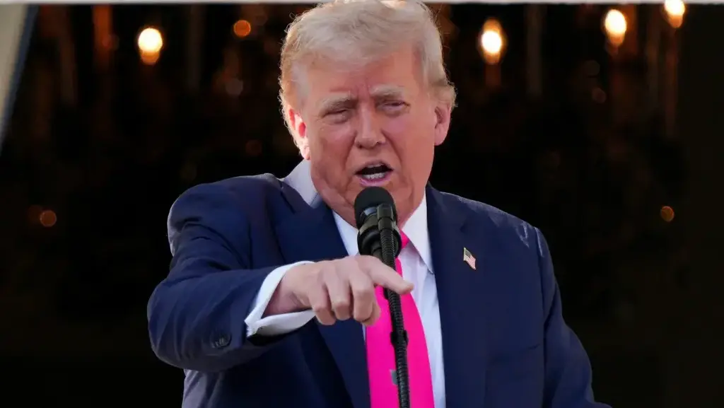 נשיא ארה"ב דונלד טראמפ  ב בית הלבן