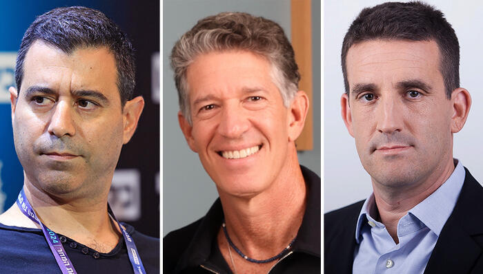 מימין רועי ורמוס מנוקד רון סנטור מספרה ו גבי דישי מאלפא חדש