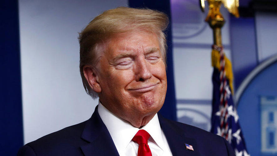 דונלד טראמפ נשיא ארה"ב בבית הלבן