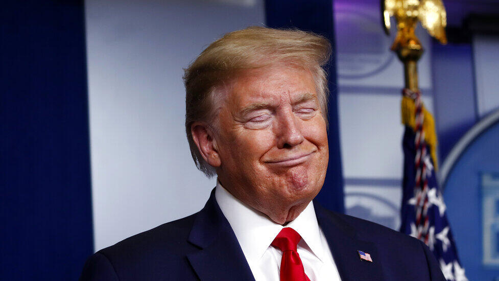 דונלד טראמפ נשיא ארה"ב בבית הלבן