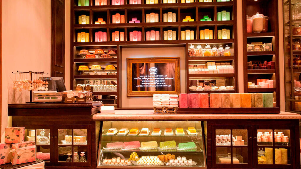 חנות סבון SABON ב רחוב שינקין תל אביב חנות טיפוח