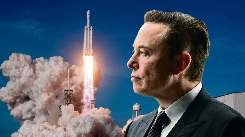 שיגור של ספייס X ממרכז החלל קנדי בפלורידה ואלון מאסק 