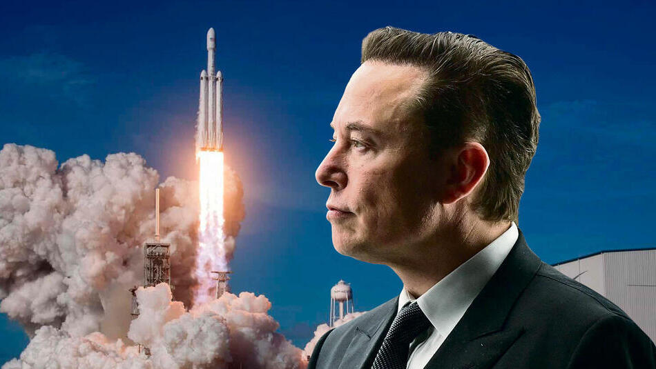 שיגור של ספייס X ממרכז החלל קנדי בפלורידה ואלון מאסק 