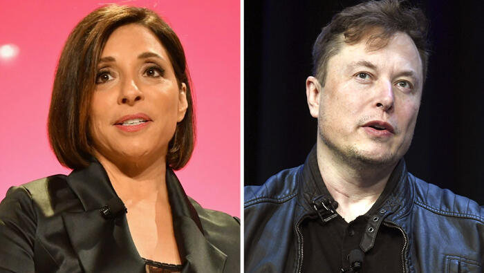 אלון מאסק ו לינדה יאקרינו