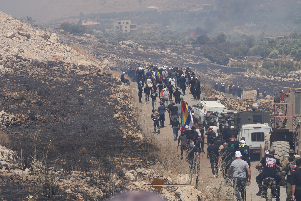 דרוזים חוצים את הגבול עם סוריה 16.7.25