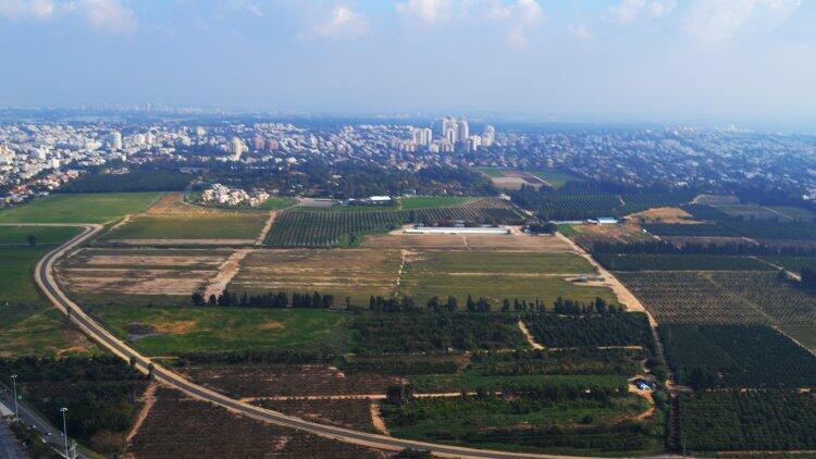 רמת השרון במבט מהאוויר