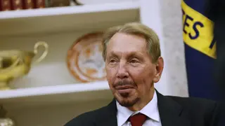 לארי אליסון יו"ר אורקל בבית הלבן פברואר 2025