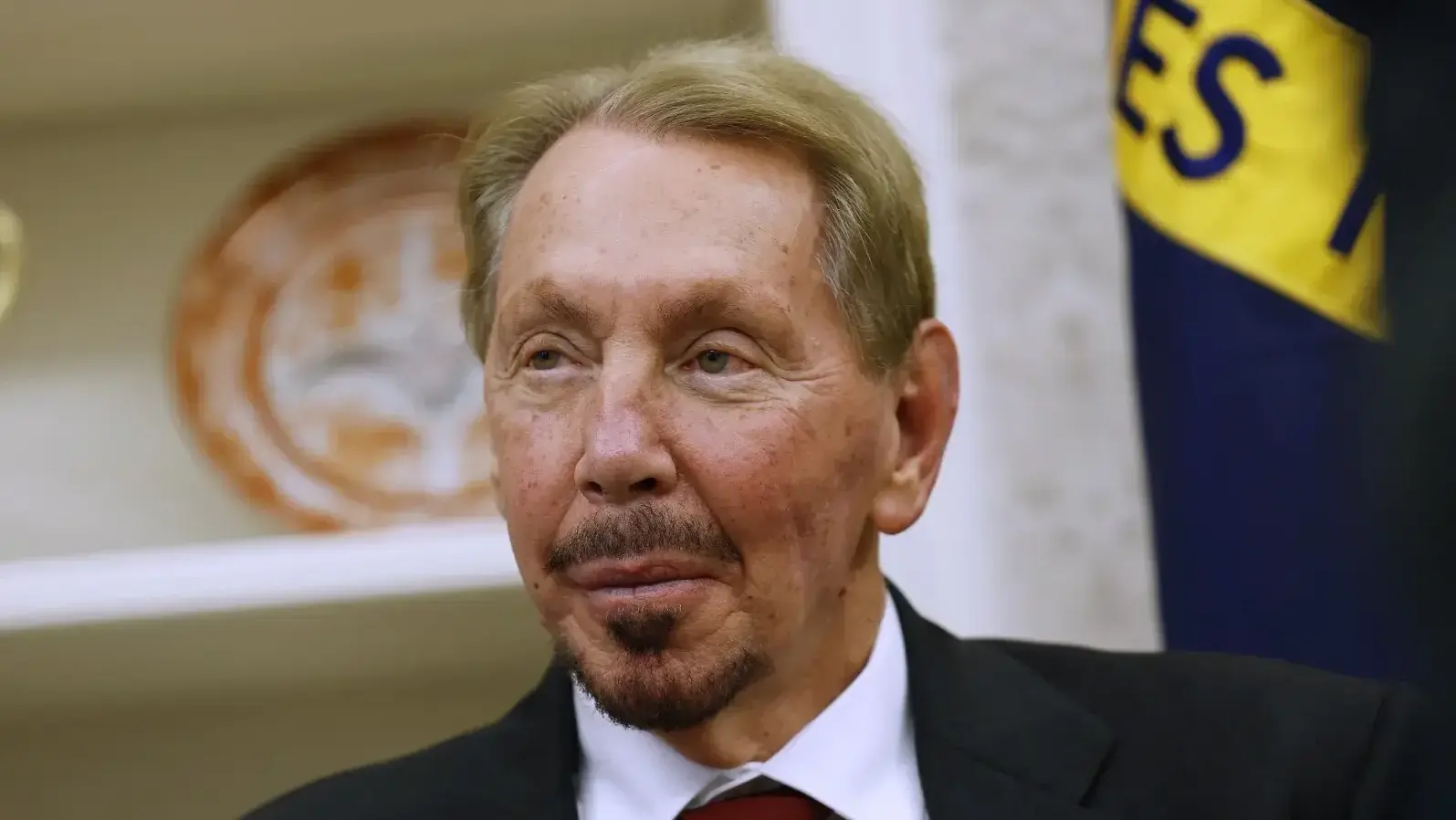 לארי אליסון יו"ר אורקל בבית הלבן פברואר 2025