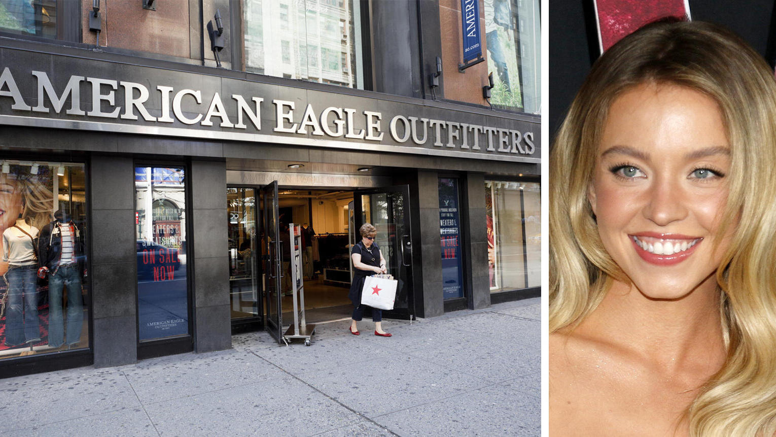 סידני סוויני שחקנית ו סניף של אמריקן איגל