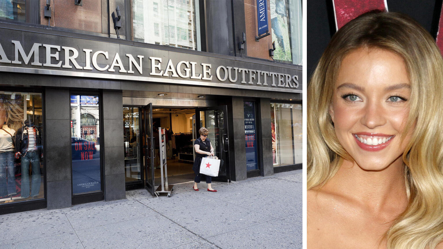 סידני סוויני שחקנית ו סניף של אמריקן איגל