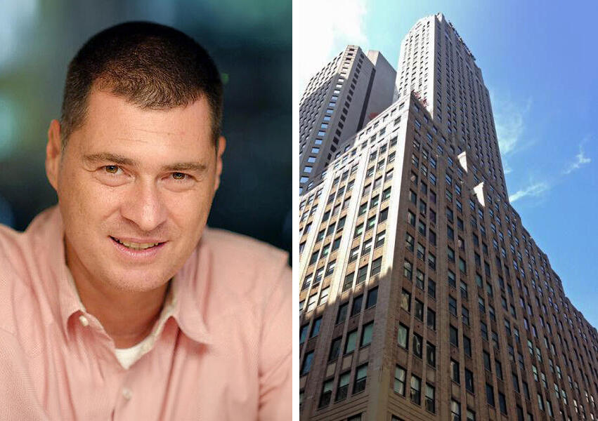 זוהר לוי יו"ר סאמיט לצד מגדל מדיסון 444