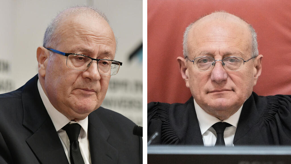 השופטים אלכס שטיין ו יוסף אלרון 