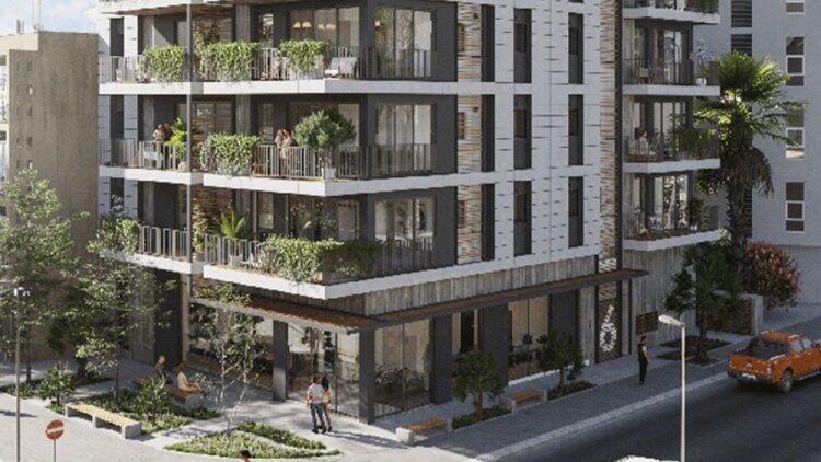 הדמיה של הפרויקט בנווה שאנן (צילום: נתנאל מניבים) הדמיה של הפרויקט בנווה שאנן