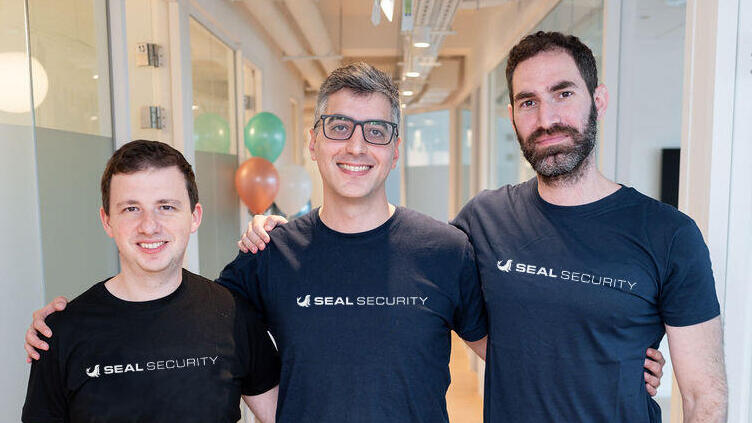 מייסדי Seal Security  מימין אלון נבון CPO , איתמר שר מנכ"ל ו לב פחמנוב CTO