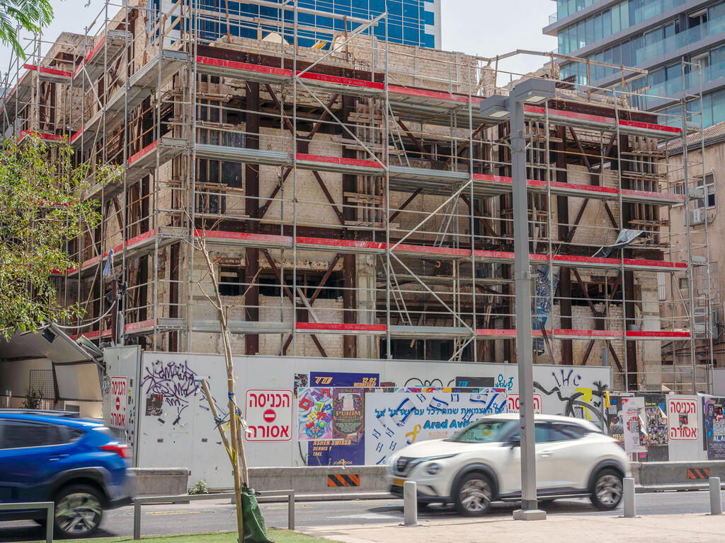 עבודות בנייה במסגרת התחדשות עירונית (האתר בצילום אינו קשור לידיעה) (צילום: יובל חן) התחדשות עירונית עבודות בנייה ב שדרות רוטשילד תל אביב