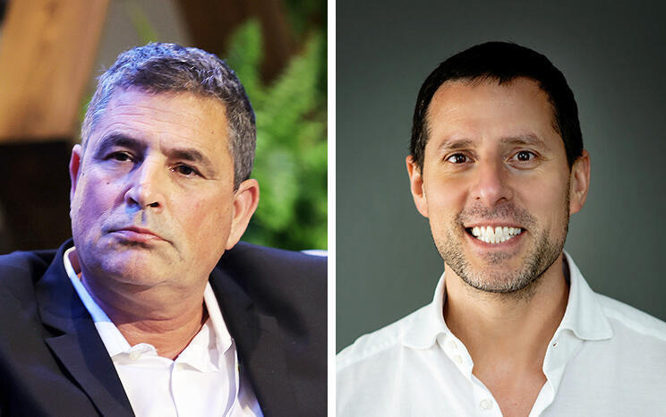מימין: ג'רמי בלנק מקרן קומיוניטי ומנכ"ל בזן אסף אלמגור. בלנק, שהיה הנציג של קרן יורק בישראל עד 2020, הוא בעל המניות השני בגודלו בבזן (צילומים: אוראל כהן, arq.com) מימין ג'רמי בלנק מ קרן קומיוניטי ומנכ"ל בזן אסף אלמגור