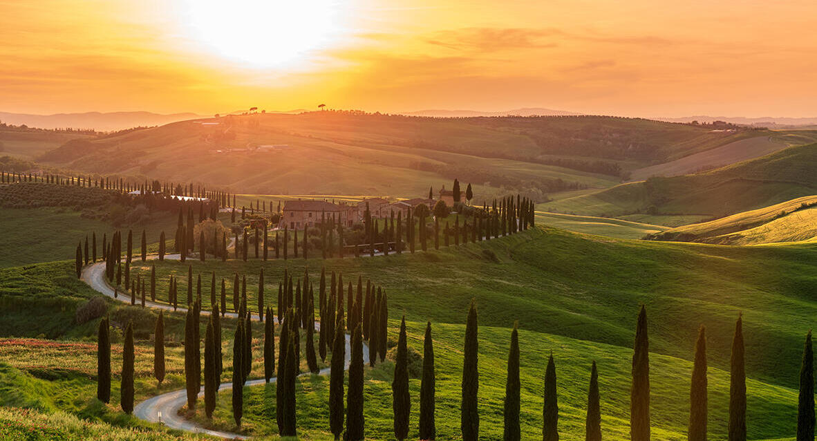 פוטו העמקים היפים בעולם איטליה Val d’Orcia