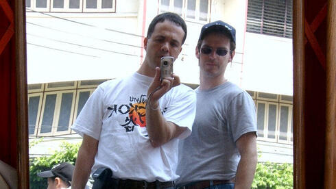 Alon Cohen (left) and Udi Mokady in their early years 