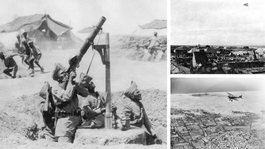 מטוסי בריטניה מעל לכות, מפתיעים את הצרים והנצורים כאחד (צילום: IWM) הקברניט מטוס תובלה סיוע הומניטרי