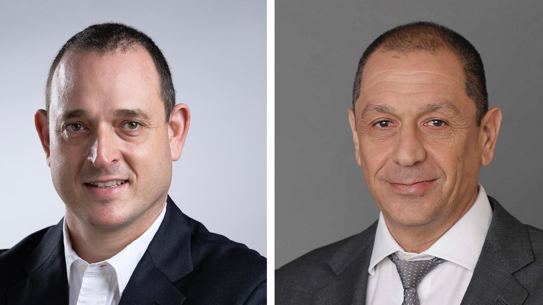 מימין ערן שלו השותף המנהל ב KPMG ישראל ו רונן ארגוב מייסד ובעלים של Q.V