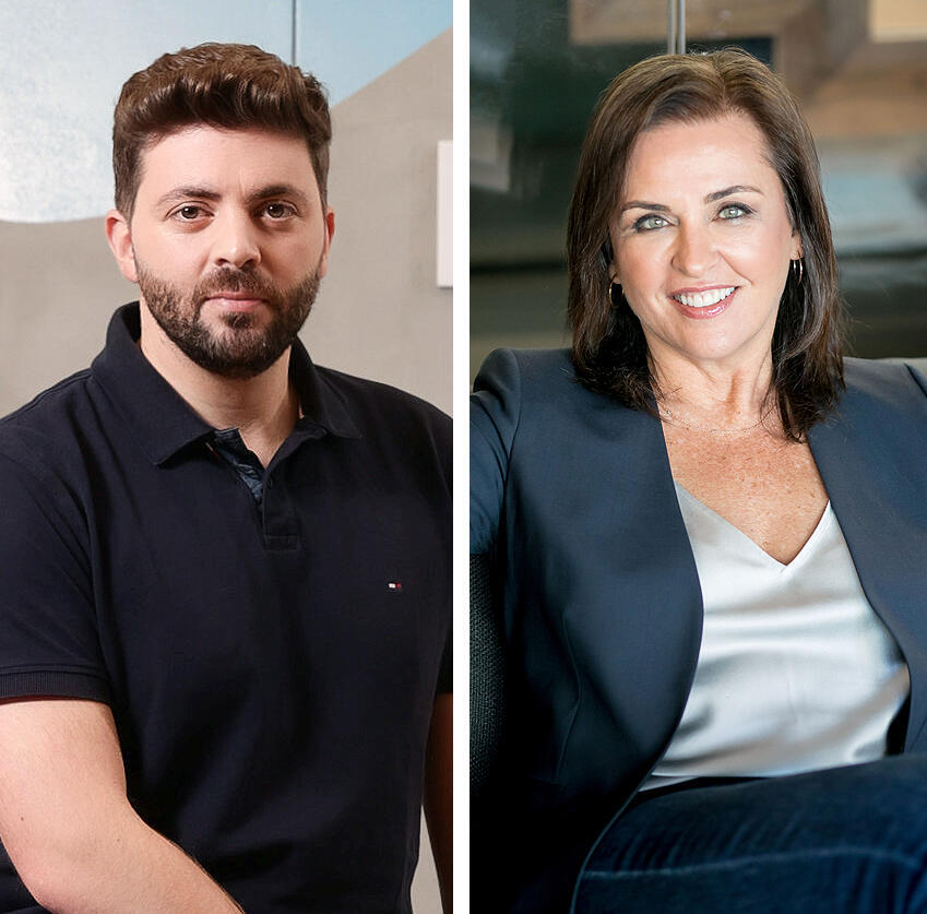 Sarit Firon (right) and Liran Grinberg. (Photo: Adi Lam and Orel Cohen) מימין שרית פירון ו לירן גרינברג שותפים ב קרן Team8 קפיטל