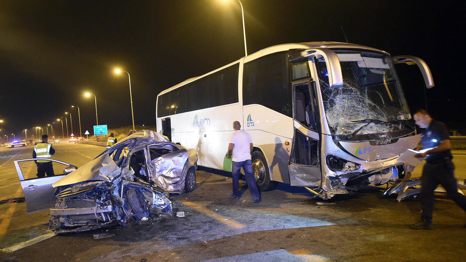 תאונת דרכים ליד יישוב בדואי בנגב