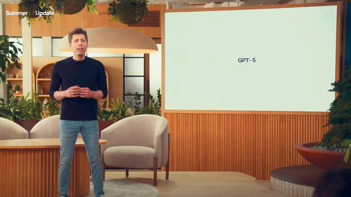  מנכ"ל OpenAI סם אלטמן מציג את GPT5 ChatGPT 
