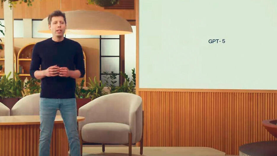  מנכ"ל OpenAI סם אלטמן מציג את GPT5 ChatGPT 